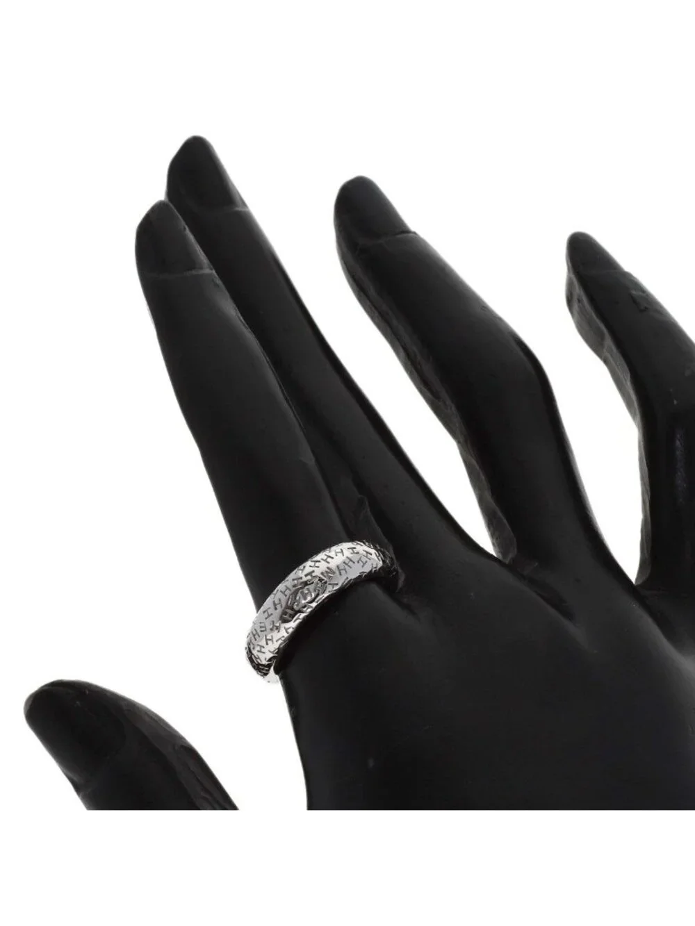 Hermes Toube 54 Ring 18k White Gold